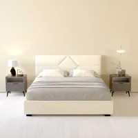Кровать My-Style my-Mila Deco 120 x 200 см / Фанера / Светло-Бежевый photo 7