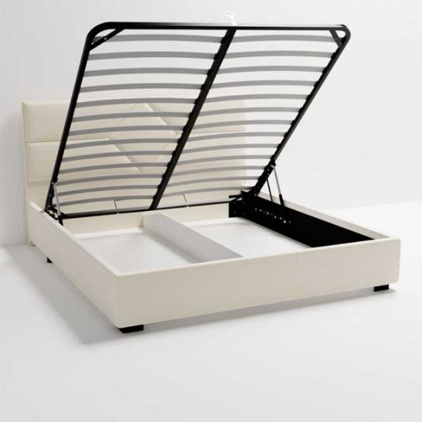 Кровать My-Style my-Mila Deco 200 x 200 см / Фанера / Светло-Бежевый photo 4