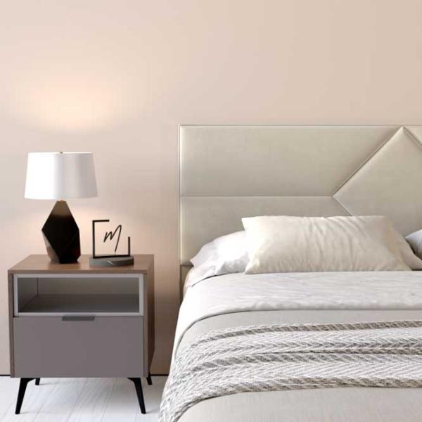 Pat My-Style my-Mila Deco 90 x 200 cm / Placaj / Light Gray photo 7