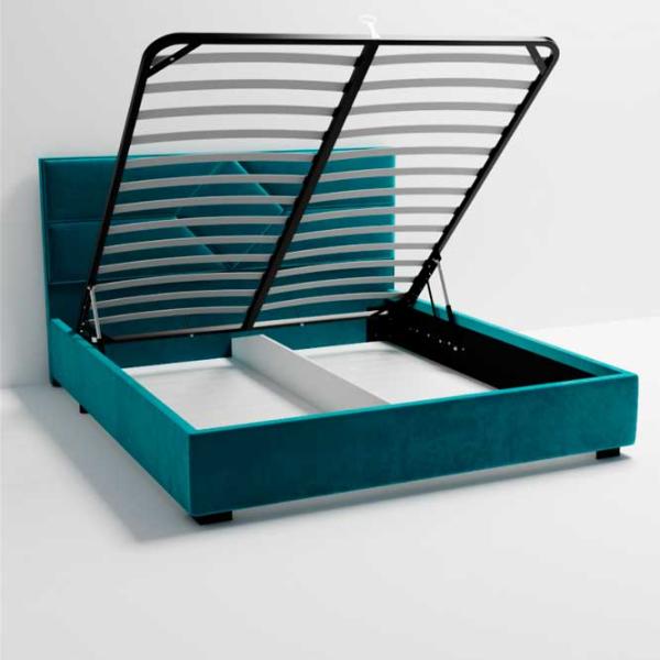 Pat My-Style my-Mila Deco 180 x 200 cm / Placaj / Teal photo 4 Pat My-Style my-Mila Deco 180 x 200 cm / Placaj / Teal photo 4