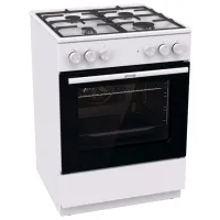 Aragaz Gorenje GK6A40WFFM Combinată/ White/ Black photo 2