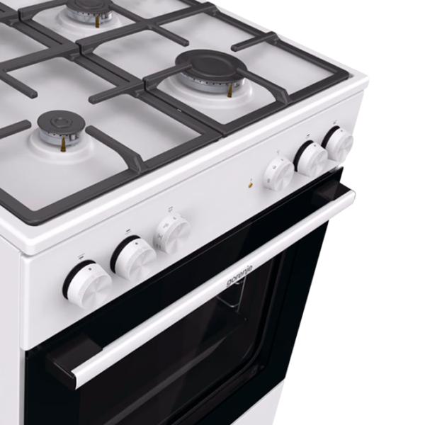 Плита Gorenje GK6A40WFFM Комбинированная/ Белый/ Черный photo 4