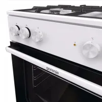 Aragaz Gorenje GK6A40WFFM Combinată/ White/ Black photo 5