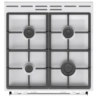 Aragaz Gorenje GK6A40WFFM Combinată/ White/ Black photo 7