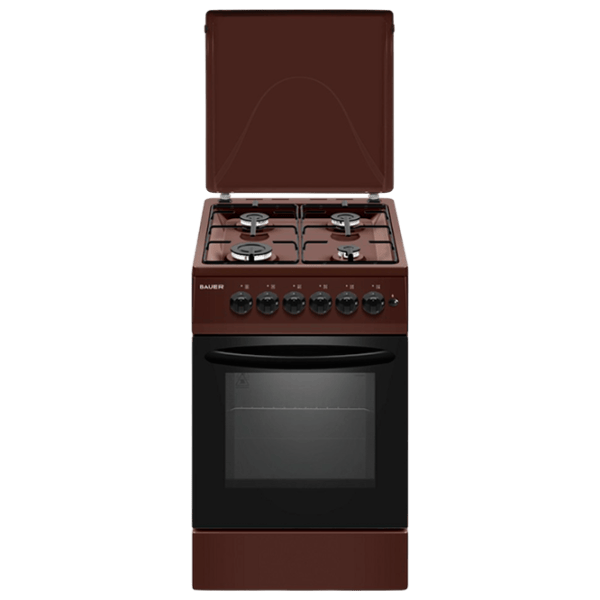 Плита Bauer TE 5540 BI Газовая/ Коричневый/ Черный photo 1 Плита Bauer TE 5540 BI Газовая/ Коричневый/ Черный photo 1