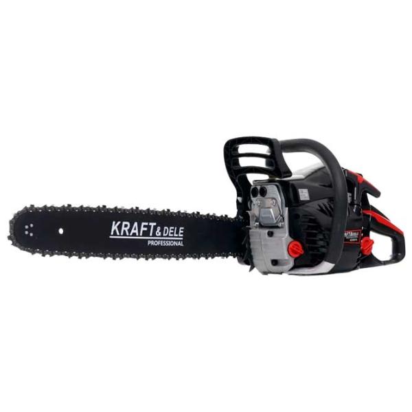 Цепная пила Kraft&Dele KD5012 Бензиновая/ Черный photo 2 Цепная пила Kraft&Dele KD5012 Бензиновая/ Черный photo 2
