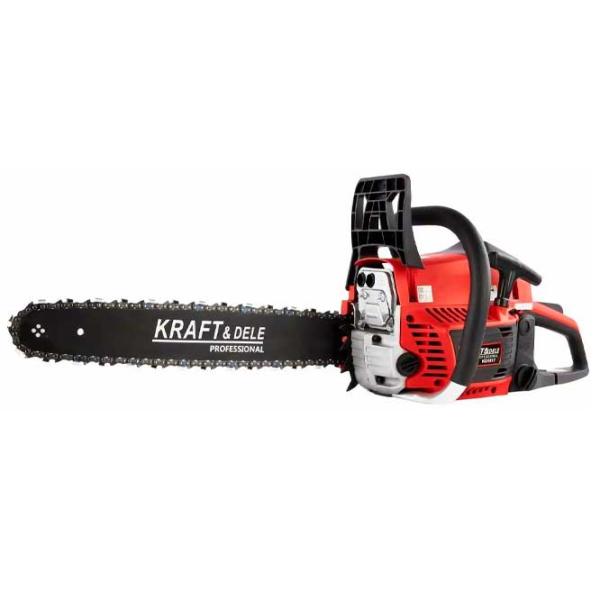 Цепная пила Kraft&Dele KD5017 Бензиновая/ Черный photo 2 Цепная пила Kraft&Dele KD5017 Бензиновая/ Черный photo 2