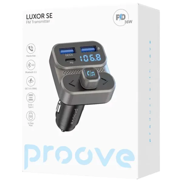 FM Modulator Proove Luxor SE Gray photo 7