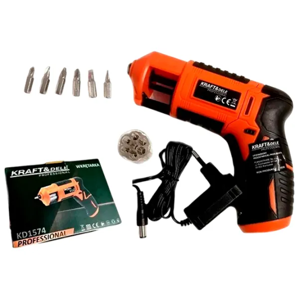 Отвертка на аккумуляторе Kraft&Dele KD1574  /  photo 2 Отвертка на аккумуляторе Kraft&Dele KD1574  /  photo 2