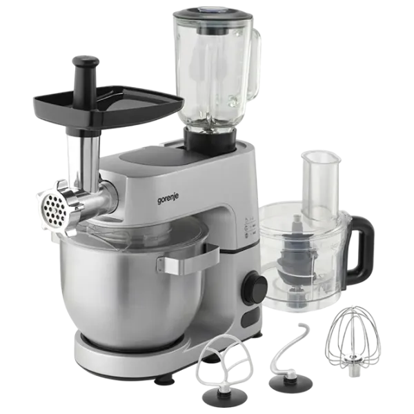 Кухонный комбайн Gorenje MMC1500SCX 1500 Вт / Серебряный photo 1 Кухонный комбайн Gorenje MMC1500SCX 1500 Вт / Серебряный photo 1