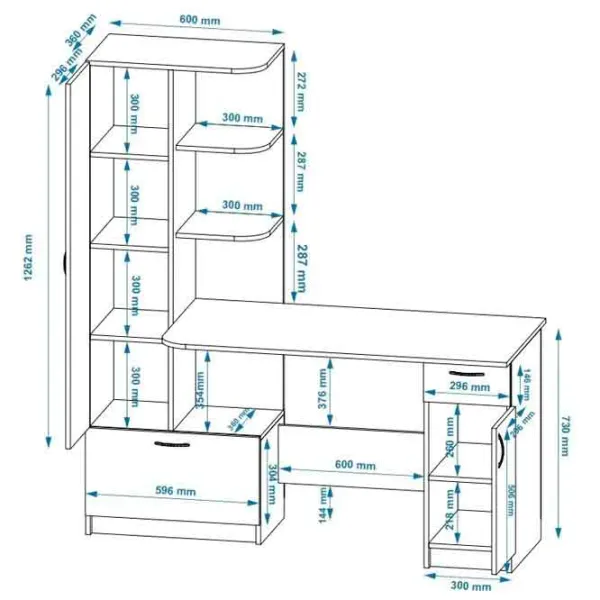 Masă de birou Pehotin ШАНС PAL/ Stejar Sonoma photo 2 Masă de birou Pehotin ШАНС PAL/ Stejar Sonoma photo 2
