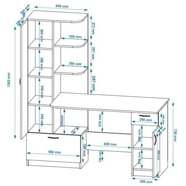 Masă de birou Pehotin ШАНС PAL/ Stejar Sonoma photo 2 Masă de birou Pehotin ШАНС PAL/ Stejar Sonoma photo 2
