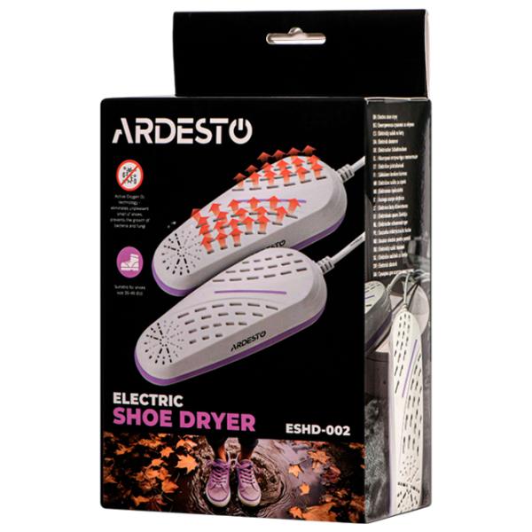 Uscător de încălțăminte Ardesto ESHD-002  10 W / White Purple photo 5 Uscător de încălțăminte Ardesto ESHD-002  10 W / White Purple photo 5