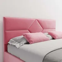 Кровать My-Style my-Mila Mocca 200 x 200 см / Фанера / Розовый photo 6