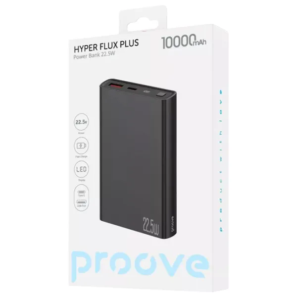 Power Bank Proove Hyper Flux Plus 10000 мАч/ Черный photo 4