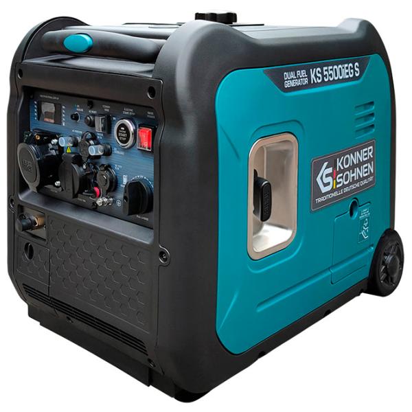 Генератор Könner & Söhnen KS 5500iEG S 220 В Газ / 5 кВт photo 1