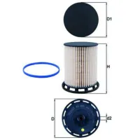 Filtru combustibil Mahle KX 493D 103.25 mm photo 4