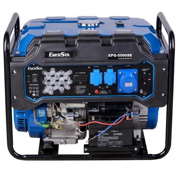 Generator de curent Enersol EPG-5500SE 220 / 230 V Benzină / 5 kW photo 1
