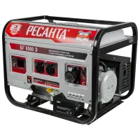 Генератор Resanta BG6500 220 В Бензин / 5 кВт