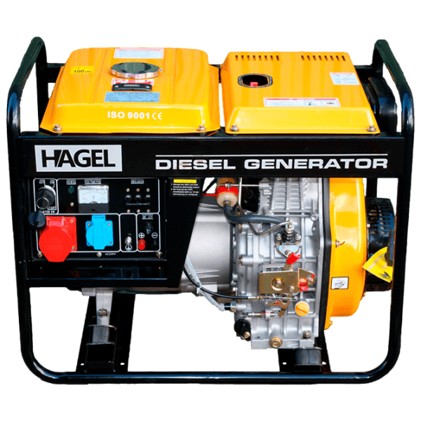 Generator de curent Hagel 8000CLE-3 220 / 380 V Motorină / 6.5 kW photo 1