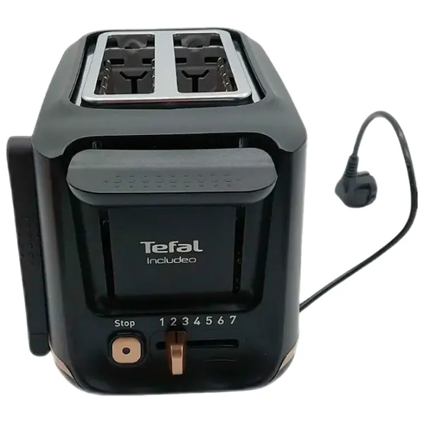 Тостер Tefal TT533811 Механическое / 850 Вт / Черный photo 5 Тостер Tefal TT533811 Механическое / 850 Вт / Черный photo 5