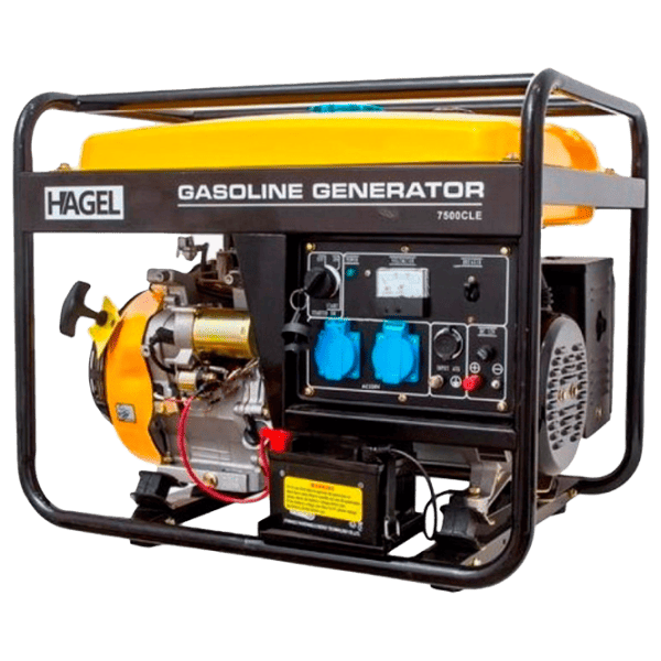 Generator de curent Hagel 7500CLE 220 / 380 V Benzină / 5 kW photo 1