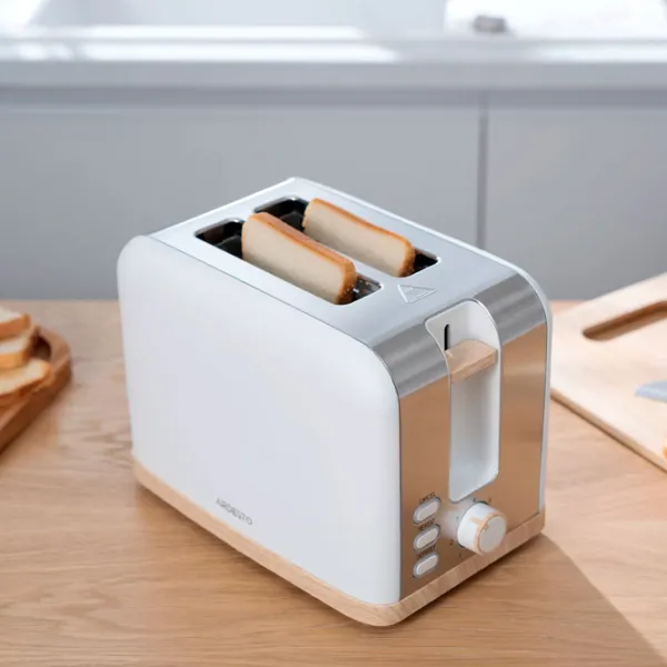 Toster Ardesto T-F420WWD Mecanic / 800 W / White photo 6
