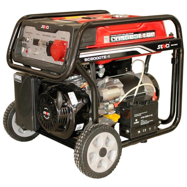 Generator de curent Senci SC8000TE 400 V Benzină / 7.36 kW photo 1