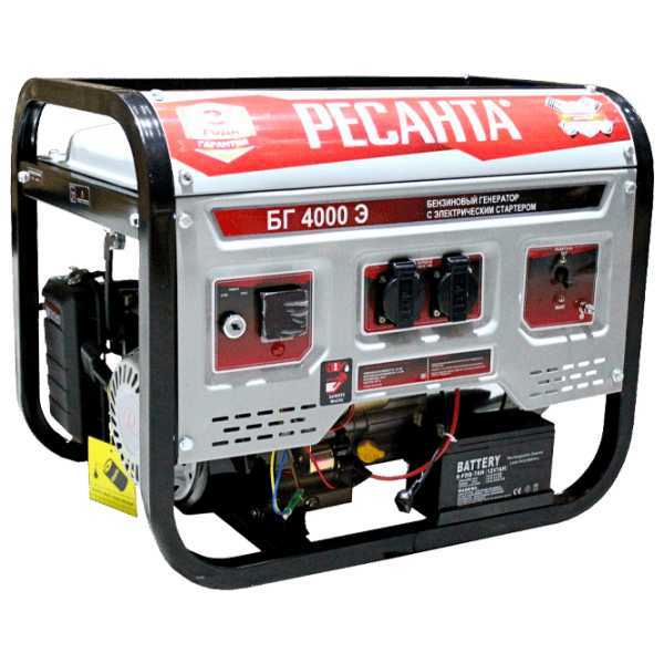 Генератор Resanta BG4000 220 В Бензин / 3 кВт photo 1 Генератор Resanta BG4000 220 В Бензин / 3 кВт photo 1