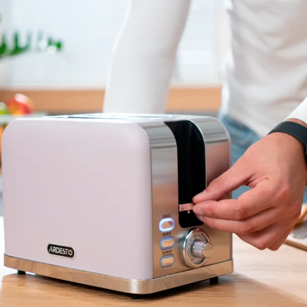 Toster Ardesto T-F500L Mecanico-electronic / 800 W / Lilac photo 9