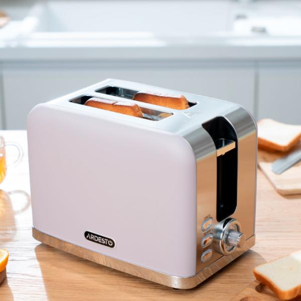 Toster Ardesto T-F500L Mecanico-electronic / 800 W / Lilac photo 11