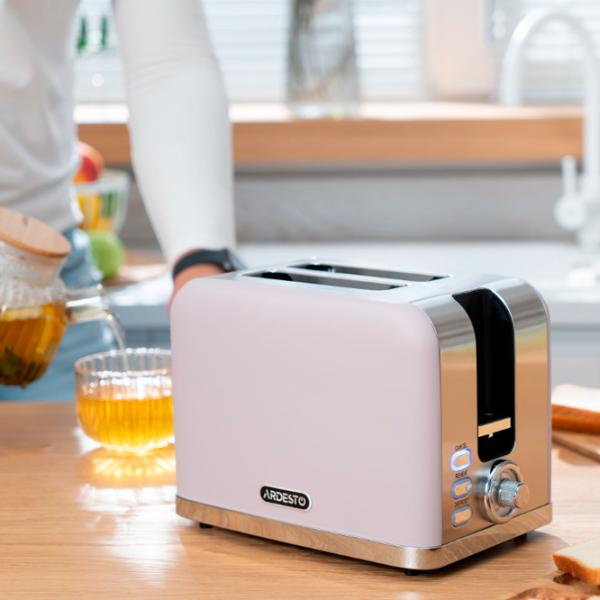 Toster Ardesto T-F500L Mecanico-electronic / 800 W / Lilac photo 12