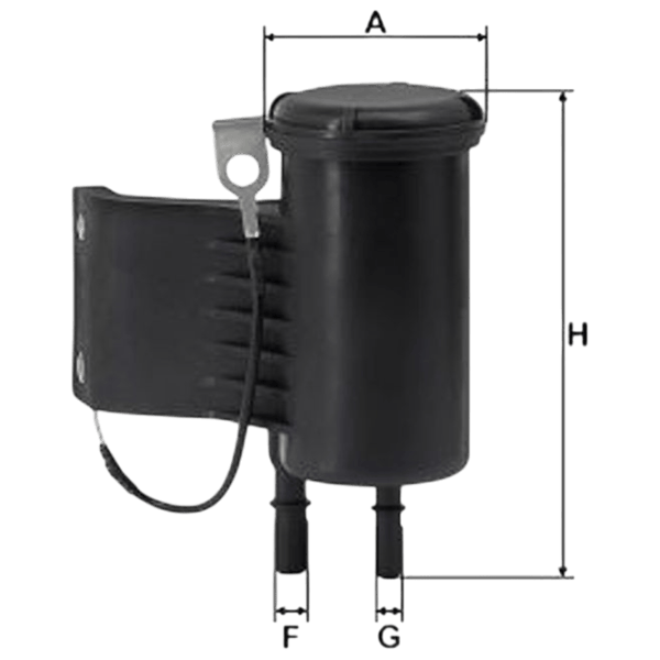 Filtru combustibil Wix Filters WF8595 65 mm photo 2