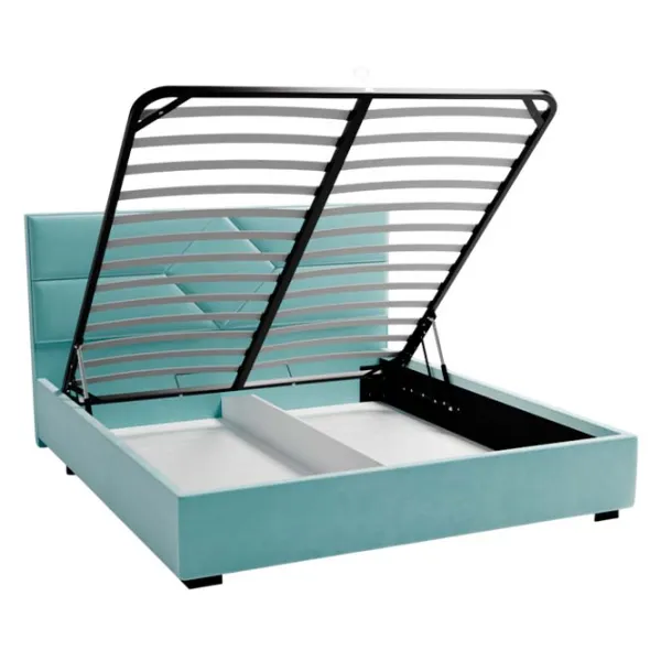 Pat My-Style my-Mila Mocca 160 x 200 cm / Placaj / Albastru deschis photo 2