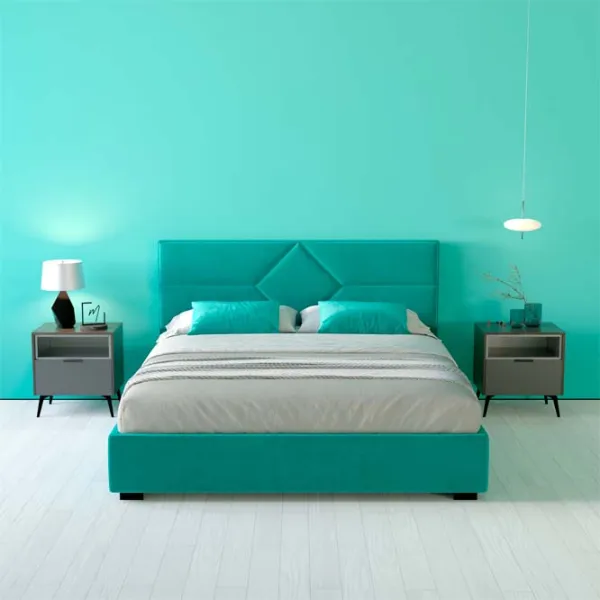 Pat My-Style my-Mila Mocca 160 x 200 cm / Placaj / Teal photo 4 Pat My-Style my-Mila Mocca 160 x 200 cm / Placaj / Teal photo 4