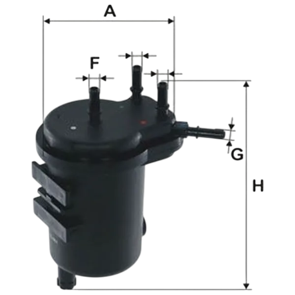 Filtru combustibil Wix Filters WF8363 126 mm photo 2