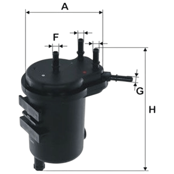 Filtru combustibil Wix Filters WF8363 126 mm photo 2