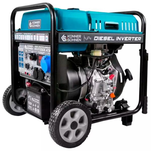 Generator de curent Könner & Söhnen KS 6100iDЕ ATSR 220 V Motorină / 5 kW photo 1