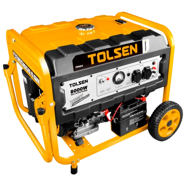 Генератор Tolsen 79993 220 В Бензин / 7.5 кВт photo 1