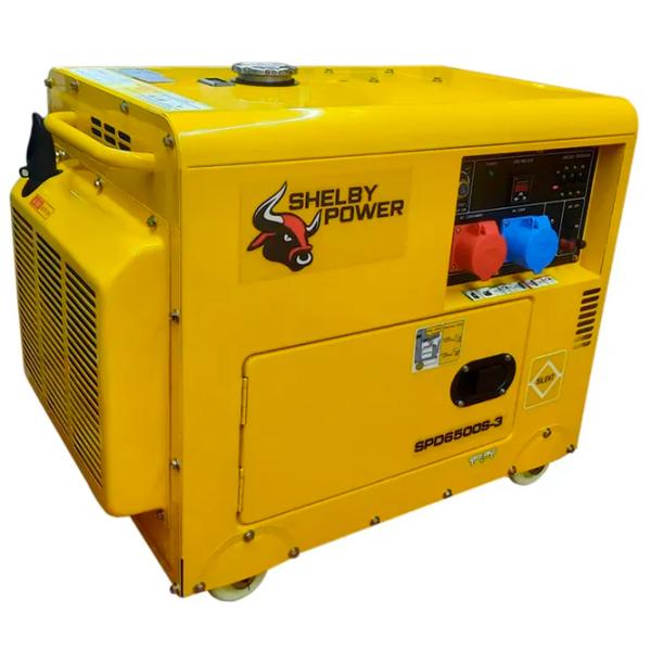 Generator de curent Shelby SPD6500S-3 220 V Motorină / 5 kW photo 1