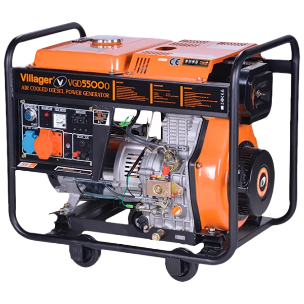 Генератор Villager VGD 5500 O 230 / 400 В Дизель / 4.4 кВт photo 1