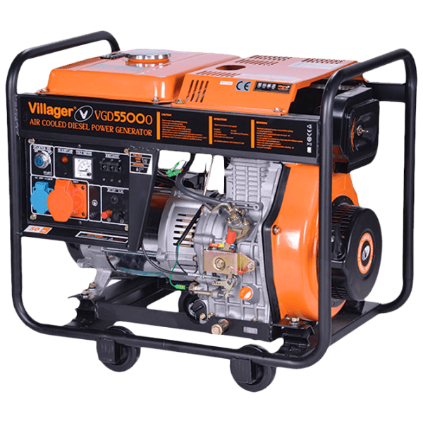 Генератор Villager VGD 5500 O 230 / 400 В Дизель / 4.4 кВт photo 1
