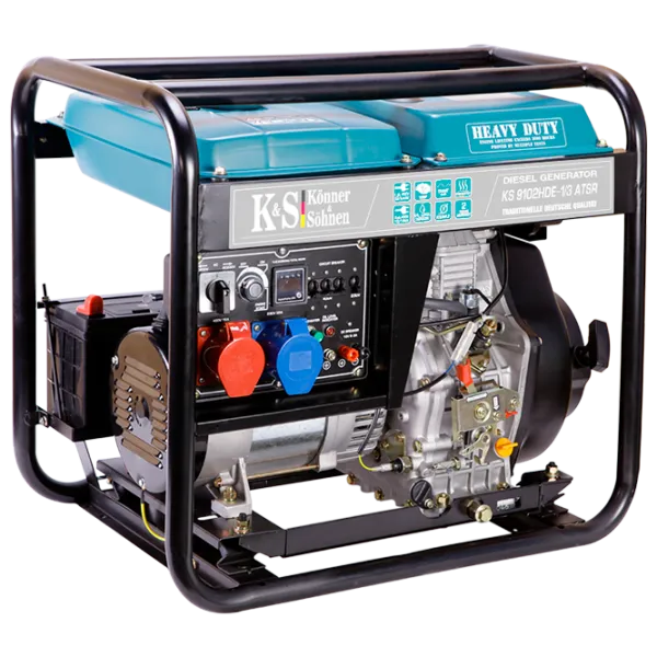 Generator de curent Könner & Söhnen KS 9102HDE-1/3 ATSR 220 / 380 V Motorină / 7 kW photo 1
