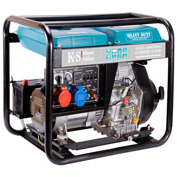 Generator de curent Könner & Söhnen KS 9102HDE-1/3 ATSR 220 / 380 V Motorină / 7 kW photo 1