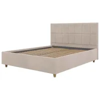 Кровать Crinela Malvina Modern Glow 03 180 x 200 см / Фанера / Бежевый photo 4