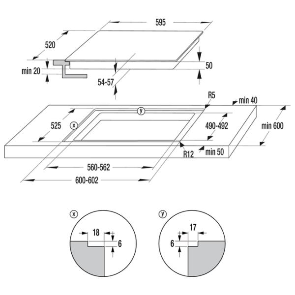 Духовой шкаф Gorenje BO6737E02X + ECT41SC 3500 Вт/ Черный photo 8