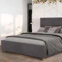 Кровать Crinela Malvina Modern Glow 19 180 x 200 см / Фанера / Антрацит photo 2