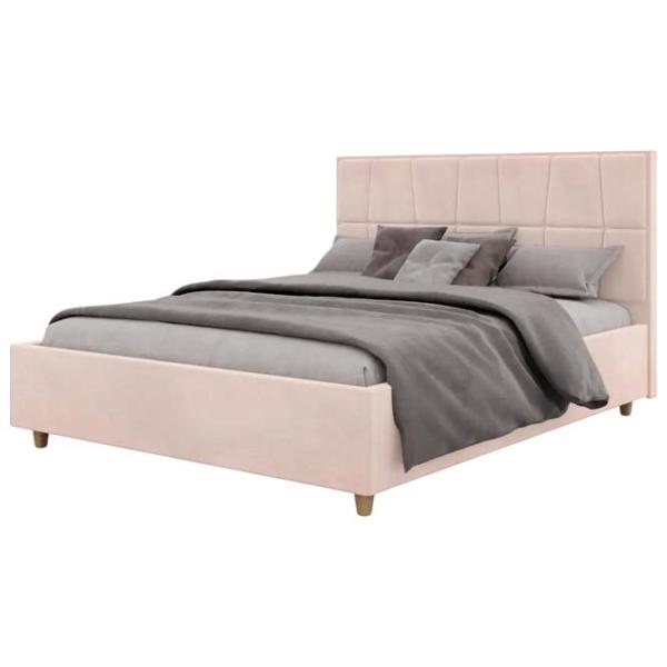 Кровать Crinela Malvina Modern Velluto 02 140 x 200 см / Фанера / Бежевый photo 1