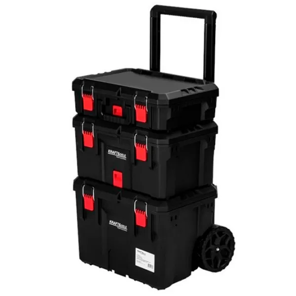 Тележка для инструментов Kraft&Dele KD1077 3 шт. Металл photo 2