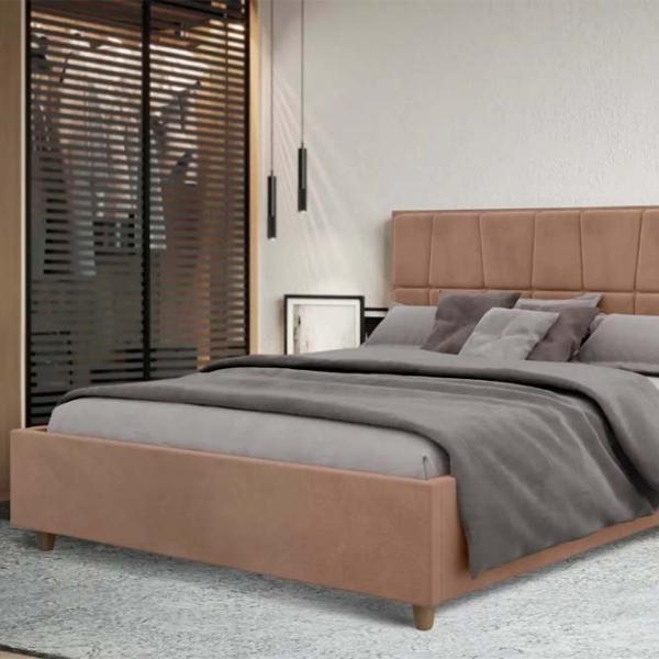 Pat Crinela Malvina Modern Velluto 03 160 x 200 cm / Placaj / Dark Beige photo 2